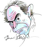 gerald scarfe self-portrait